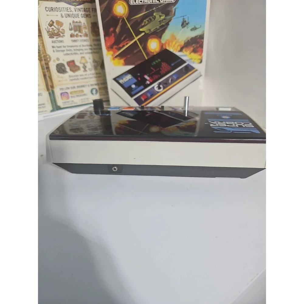Vintage Entex Super Cobra rare handheld arcade game Tested Works Box N Manuel
